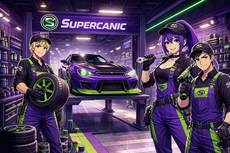 Supercanic mechanic team in Riverside