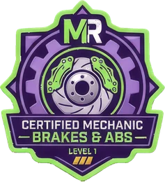 MechanicRank Certified Mechanic badge, Brakes and ABS