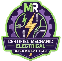 MechanicRank Certified Mechanic badge, Electrical and Electronics