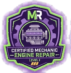 MechanicRank Certified Mechanic badge, Engine Repair and Rebuild
