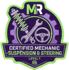 MechanicRank Certified Mechanic badge, Suspension, Steering and Alignment
