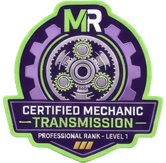 MechanicRank Certified Mechanic badge, Transmission and Drivetrain