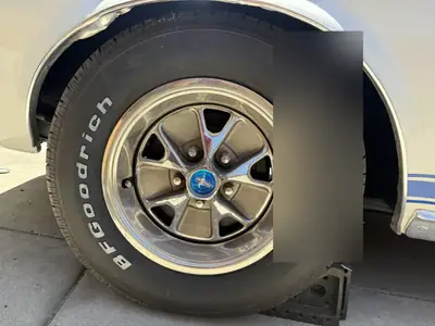 Mustang wheel with BFGoodrich Radial T/A tire