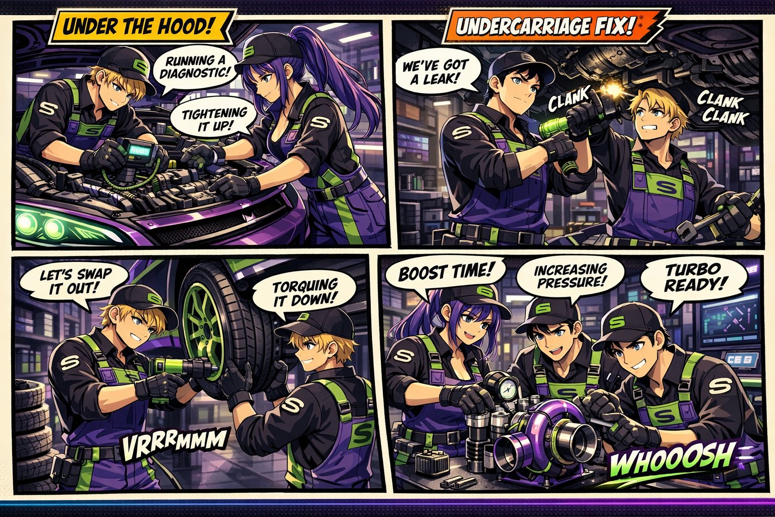 Supercanic team in action