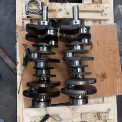 Parts laid out on the bench