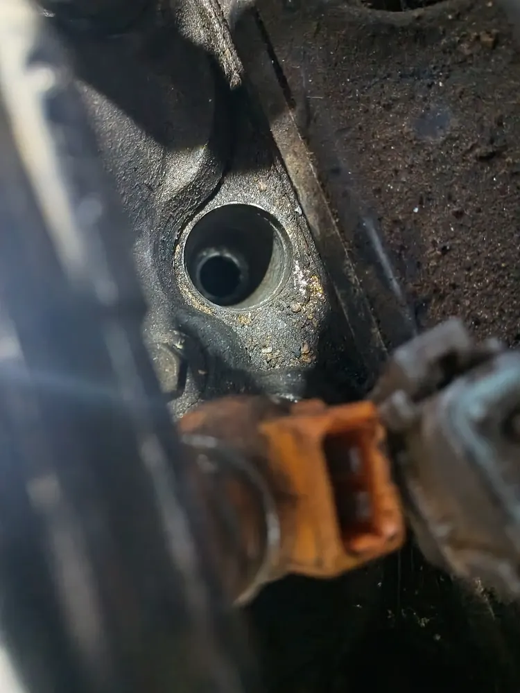 Spark plug thread insert repair on a Ford 4.6 in Beaumont CA