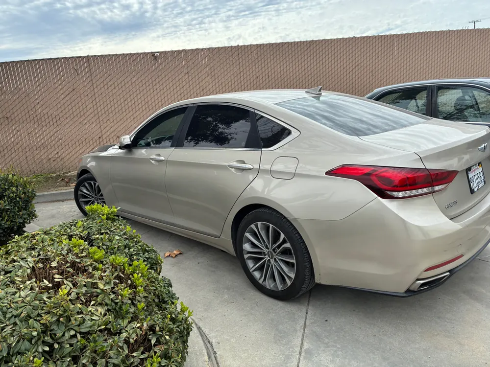 Hyundai Genesis sedan checked over at Lake Havasu City