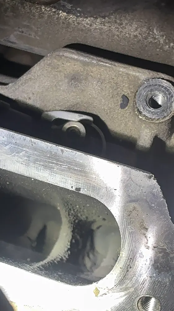 Cleaned intake port on the Explorer 3.5L from Jurupa Valley CA