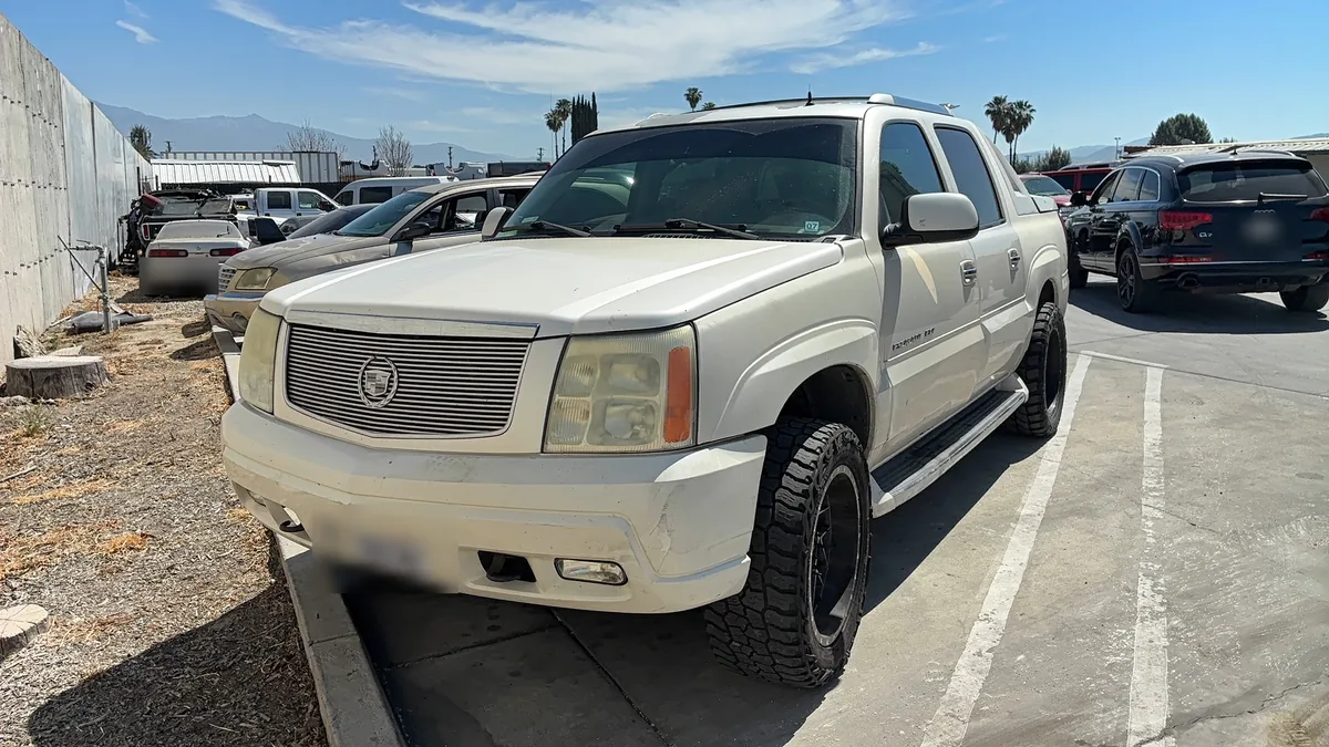 Cadillac Escalade EXT in the shop for a Moreno Valley CA customer
