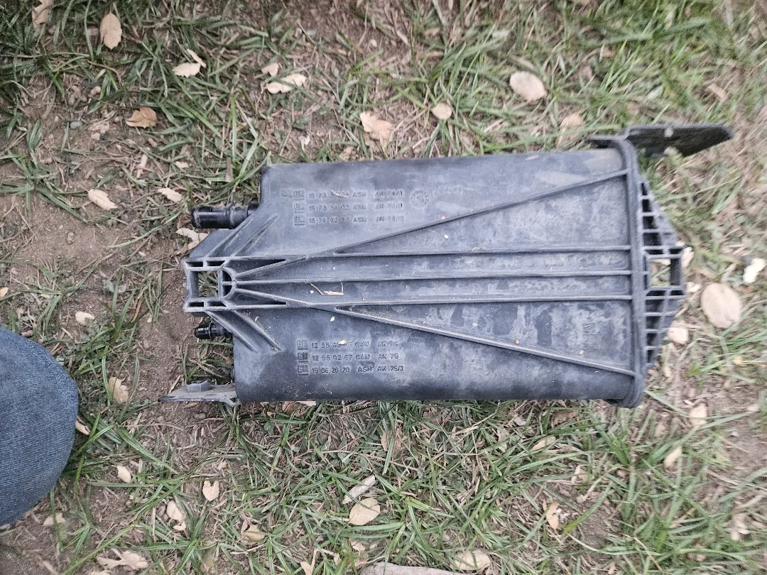 Clogged engine air filter pulled during a Riverside CA fuel pump job