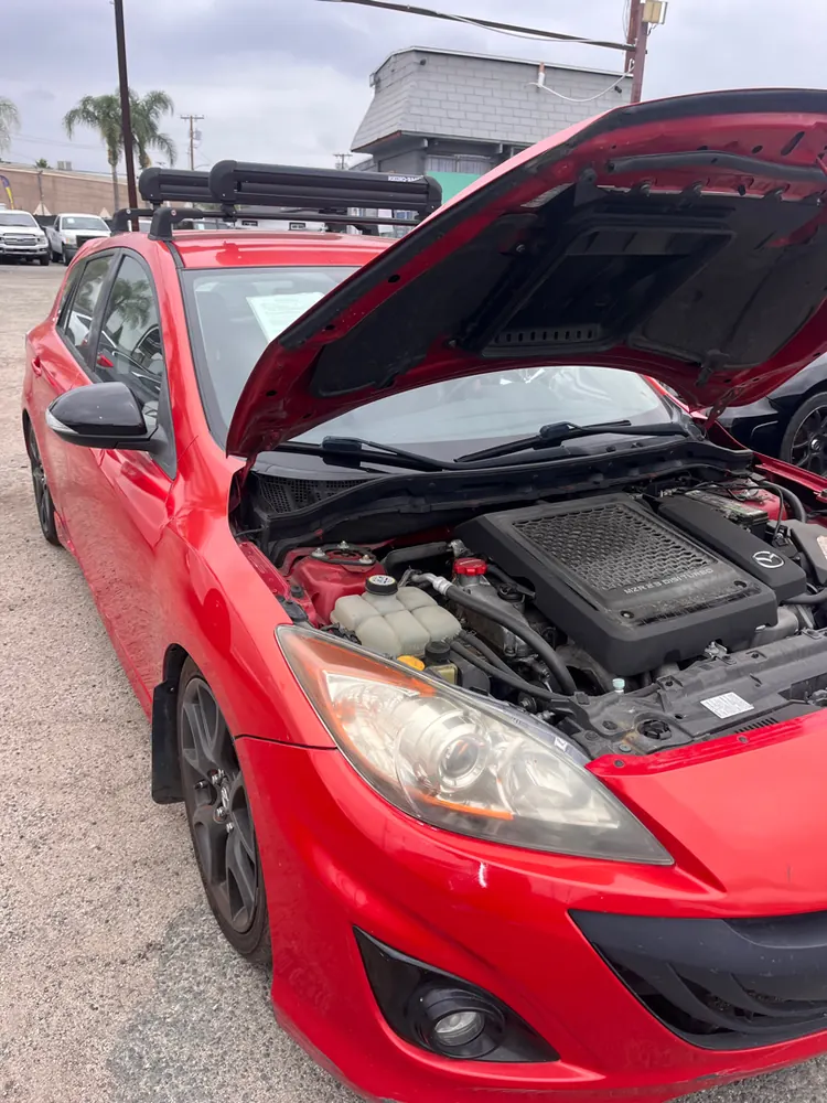 Mazdaspeed 3 in for diagnosis in Riverside CA