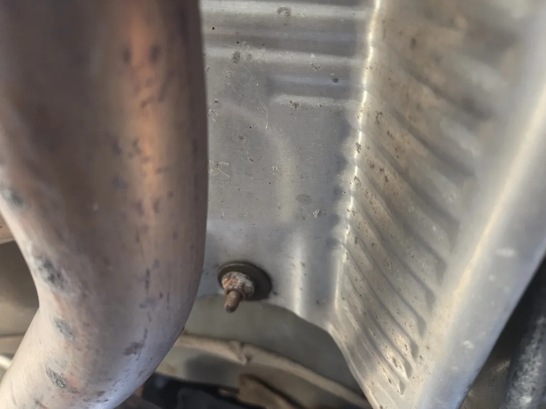 Exhaust inspected during a diagnostic for a San Bernardino CA customer