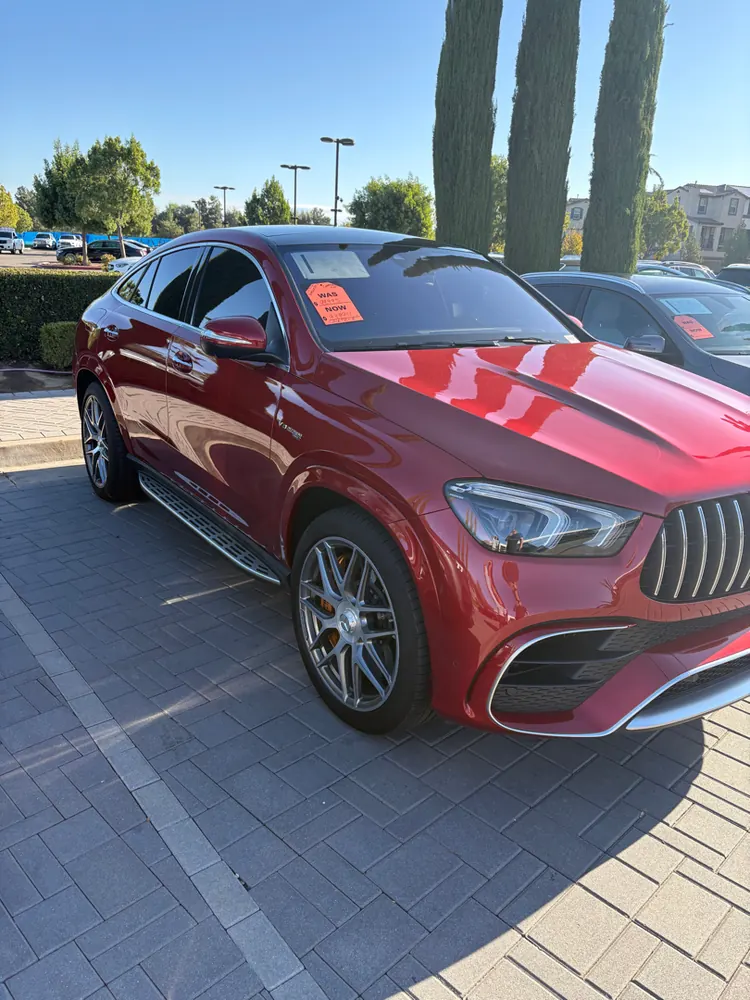 Mercedes-AMG GLE coupe checked over at a Temecula CA dealer lot